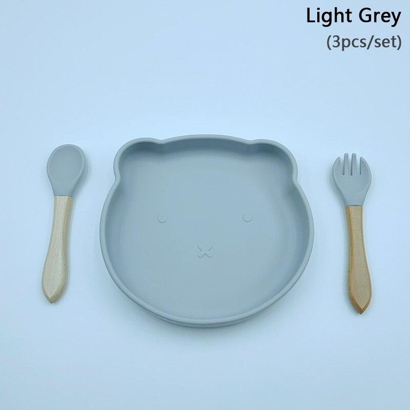 Tigela de silicone em formato de urso