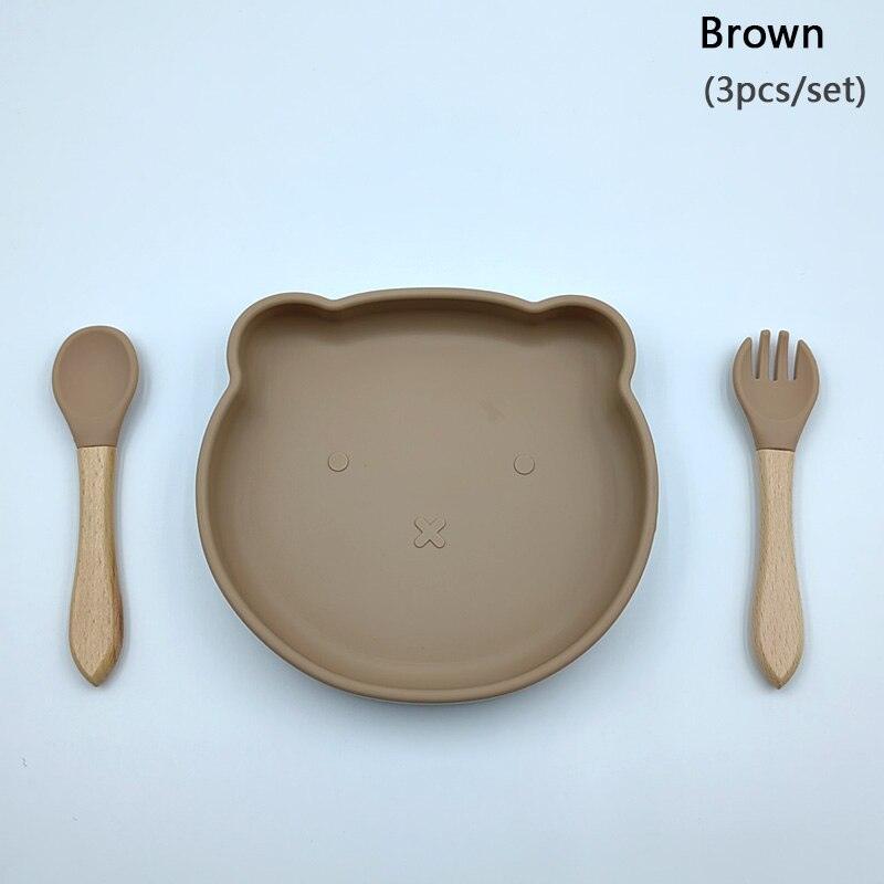 Tigela de silicone em formato de urso