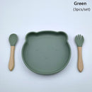 Tigela de silicone em formato de urso