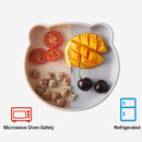 Tigela de silicone em formato de urso