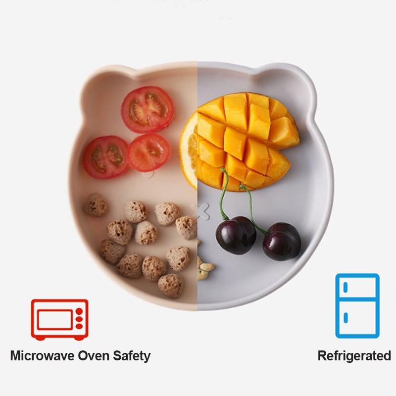 Tigela de silicone em formato de urso