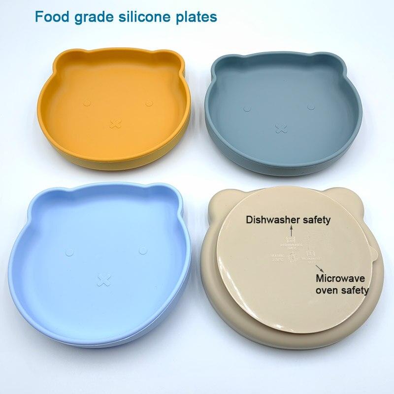 Tigela de silicone em formato de urso