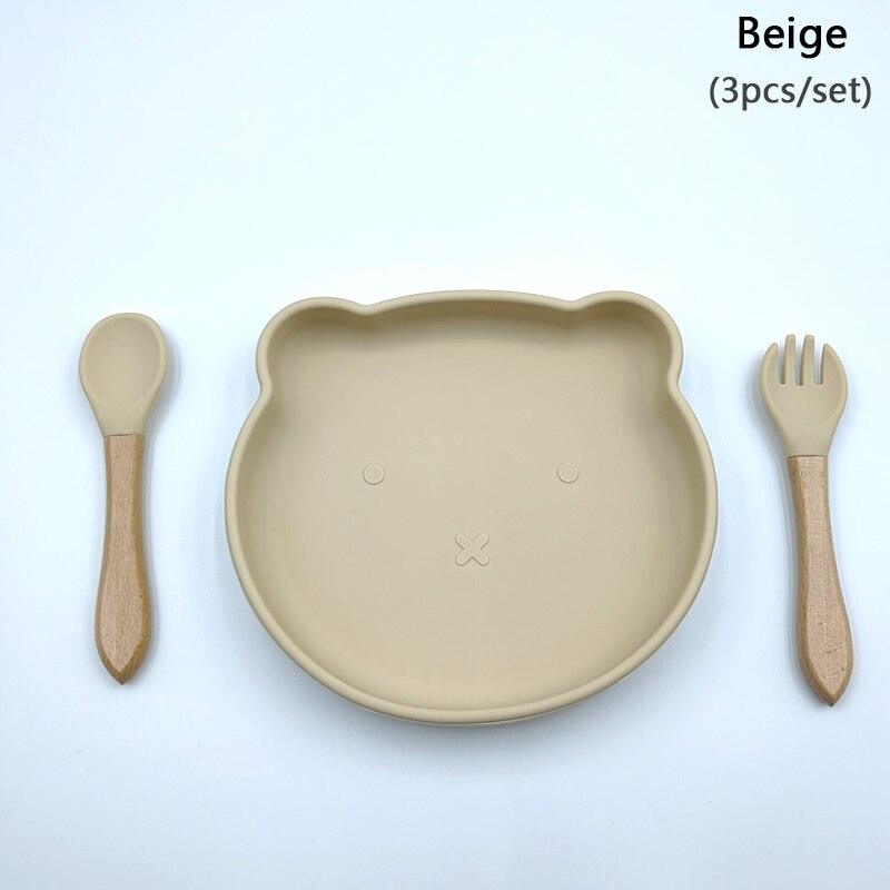 Tigela de silicone em formato de urso